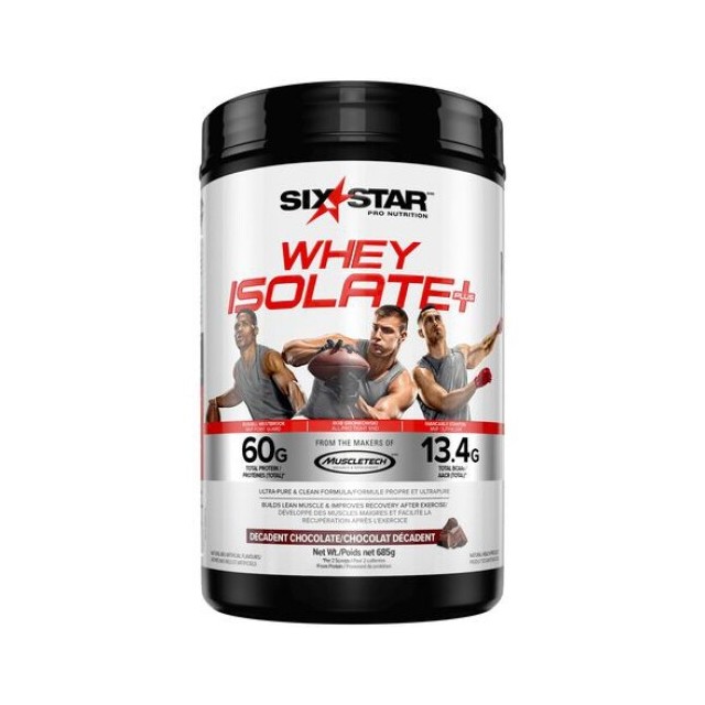 Six Star Whey Isolate Plus 1.5lb – Decadent Chocolate