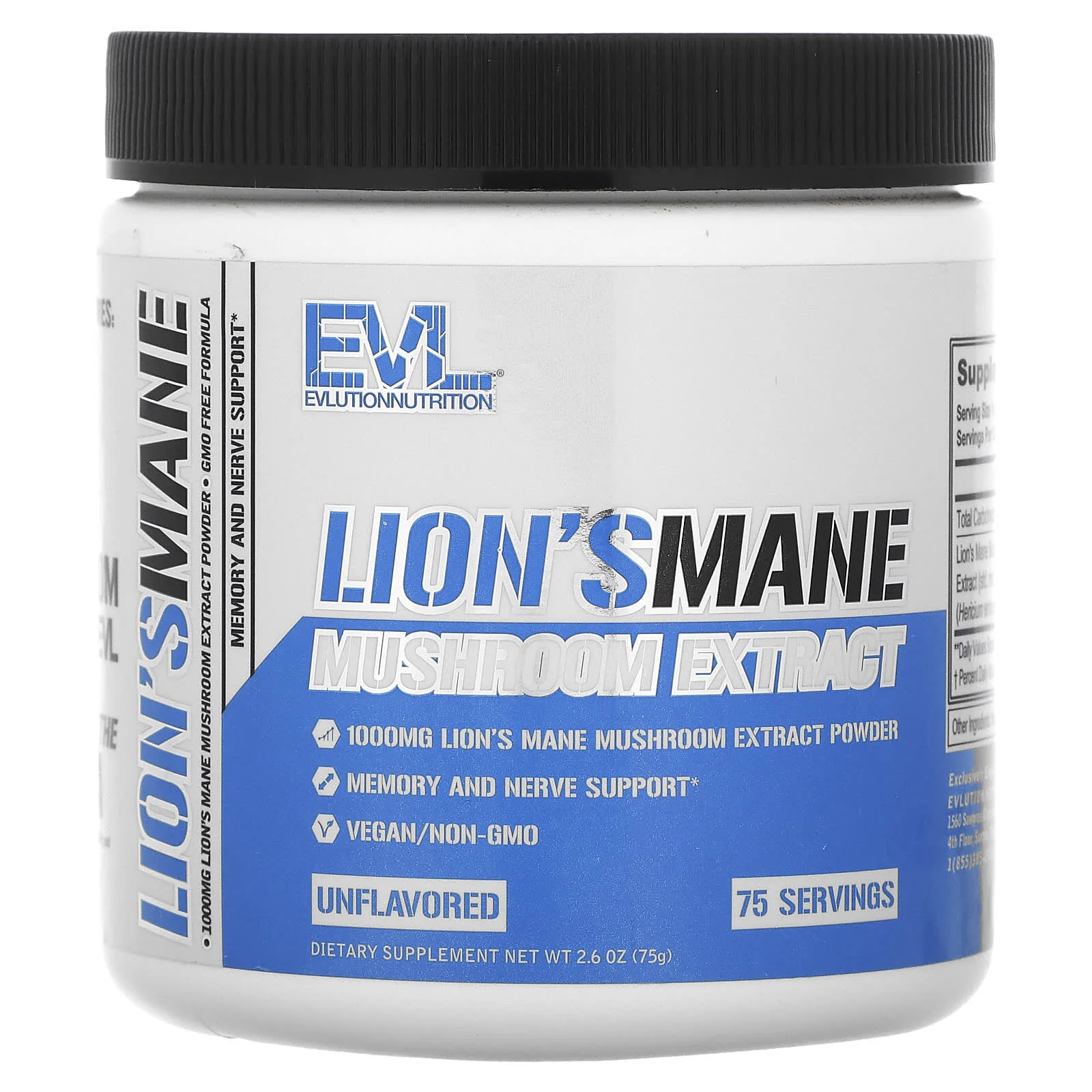 EVLution Nutrition, Lion’s Mane Mushroom Extract