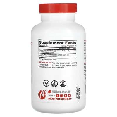 Metabolic Nutrition, BCAA, Unflavored - Image 2
