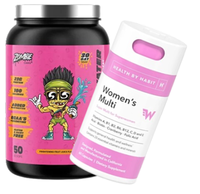 Women’s Wellness Pack – Zombie Protein Water + Multivitamins by Health by Habit
