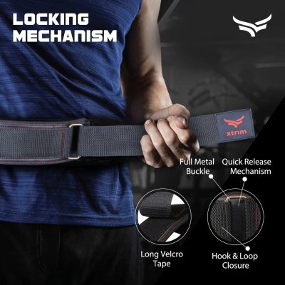 Xtrim Sports Weightlifting belt 4 inch - Image 3