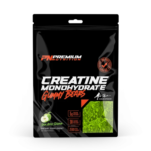 Premium Nutrition Creatine Gummy Bears – Sour Apple