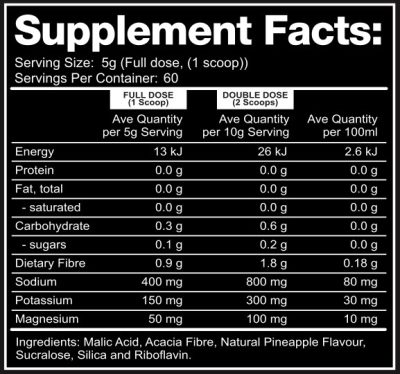 Premium Nutrition Hydrate Electrolytes 300g - Image 2
