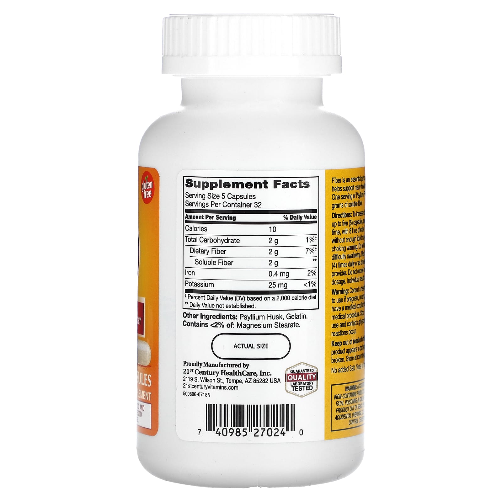 21st Century Psyllium Fiber - Image 2