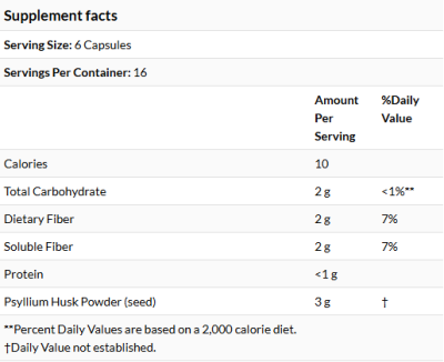 Carlson Hi-Fiber 100 Capsules - Image 3