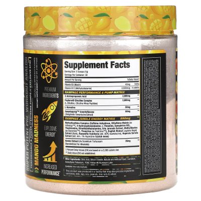 MuscleSport-  Rhino Rampage - Super Potent Pre-Workout - Image 2