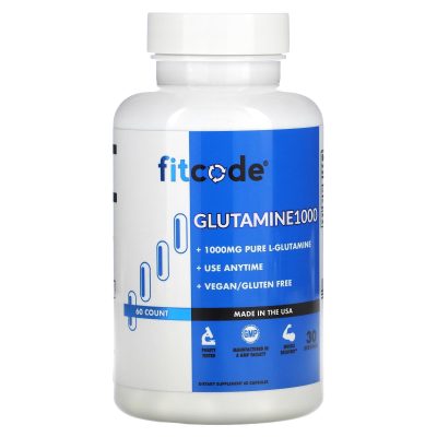 Fitcode - Glutamine1000 - 60 Capsules