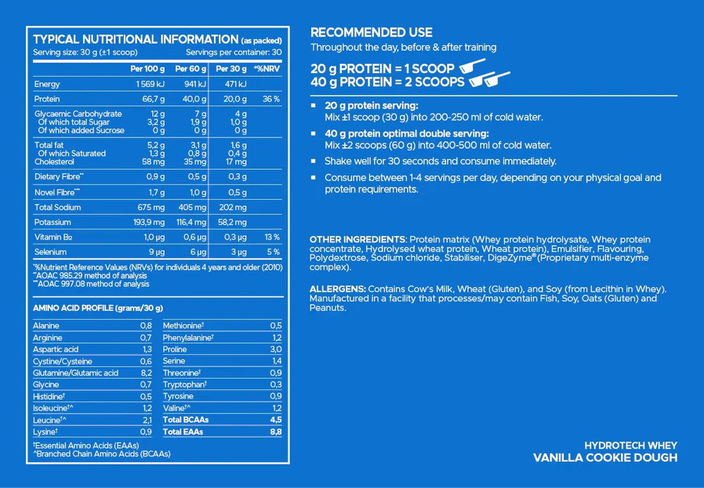 USN Hydrotech Whey Protein Powder - Image 2