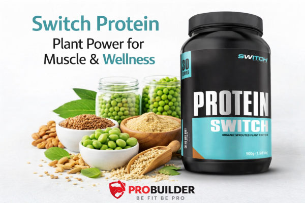 Switch Protein plant-based protein supplement for muscle recovery and wellness in New Zealand